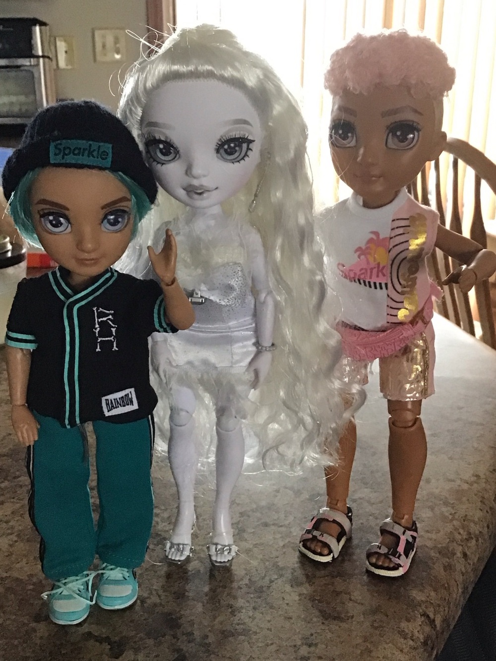 Set of 3 RAINBOW & SHADOW HIGH dolls